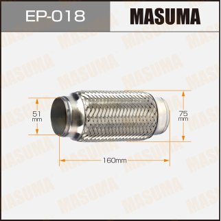Гофра глушителя Masuma EP-018 фото