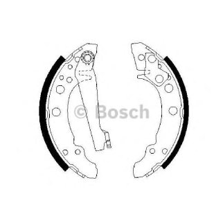 Колодки барабанные к-кт BOSCH 0 986 487 002 фото