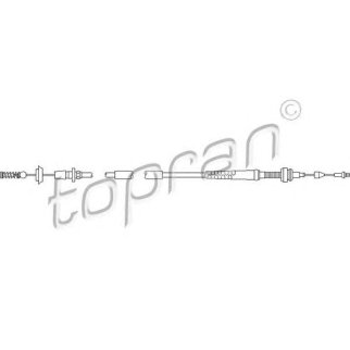 Трос газа topran 109853055 фото