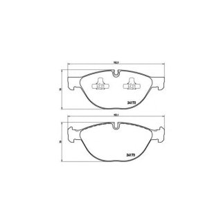 Колодки тормозные передние к-кт Brembo P 06 058 фото