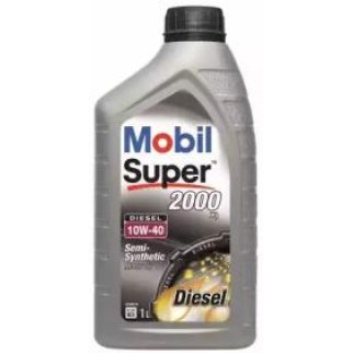 Масло моторное полусинтетическое Mobil Super™ 2000 Diesel x1 10W40 API CF ACEA A3/B3 1л фото