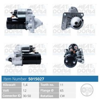Стартер 12V 1,4KW Citroen Berlingo (M), Peugeot 308 I 1.6 HDi фото
