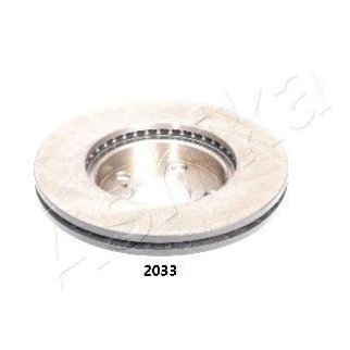 Диск тормозной передний вентилируемый ashika 60-02-2033 фото