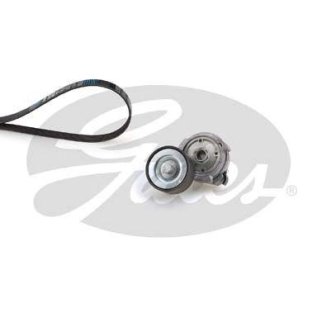 Ремень приводной поликлиновой 8PK2080 MERCEDES комплект с натяжителем (ЗАМЕНА НА K018PK2080HD) GATES фото