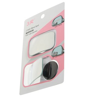 Зеркало дополнительное 3R-054 мертвой зоны 69,5*41мм сферическое к-т-2шт фото