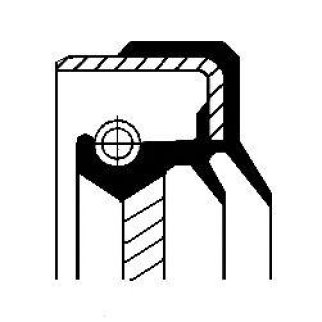 010 358 93C_сальник хвостовика! 48x82x12.5/19.5  MB Sprinter фото