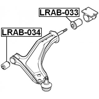 Сайлентблок FEBEST LRAB-034 фото 2