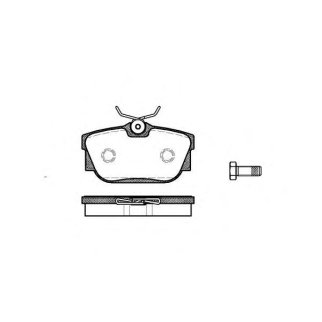 Колодки тормозные REMSA _076700 фото