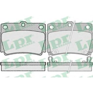 Колодки тормозные задние к-кт Lpr 05P1029 фото