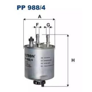 Фильтр топливный FILTRON PP 9884 фото