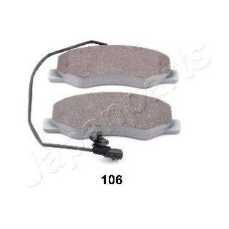 Колодки тормозные задние дисковые к-кт Japanparts PP-106AF фото