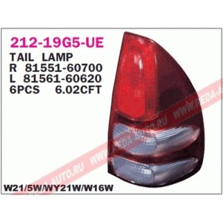 212-19G5R-UE_фонарь задний правый! Toyota Land Cruiser Prado 03-09 фото