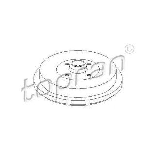 Барабан тормозной topran 103513755 фото