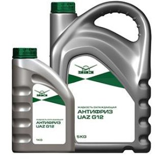 Антифриз зеленый -40С 1кг G12 упаковка (ОАО УАЗ) фото
