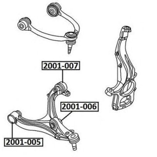 Сайлентблок ASVA 2001-005 фото