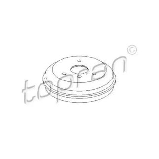 Барабан тормозной topran 407935755 фото