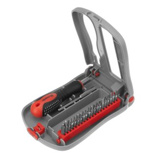 Отвертка для точных работ Fusion с насадками, 22пр. в пласт. пенале Matrix фото