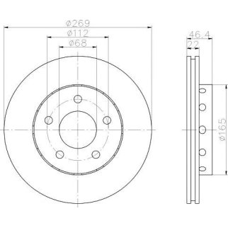 Диск тормозной задний TEXTAR 92098400 фото
