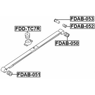 Сайлентблок FEBEST FDAB-052 фото 2