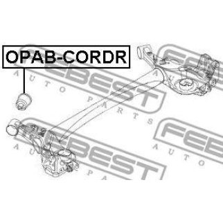 Сайлентблок задней подвески FEBEST OPAB-CORDR фото