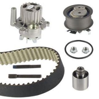 Насос водяной (помпа) + к-кт ремня ГРМ metelli 30-0879-1 фото