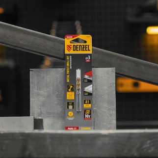 Сверло спиральное по металлу 3,0 x 60мм, Р6М5, Golden Tip , 2шт. Denzel фото 6