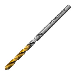 Сверло спиральное по металлу 3,0 x 60мм, Р6М5, Golden Tip , 2шт. Denzel фото 2