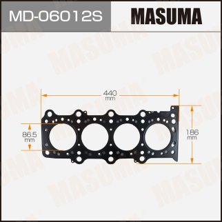 Прокладка ГБЦ Masuma MD-06012S фото