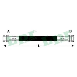 Шланг тормозной RENAULT ESPACE 02-/LAGUNA 01- пер. фото
