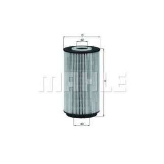 Фильтр масляный MAHLE OX 557 D фото 2