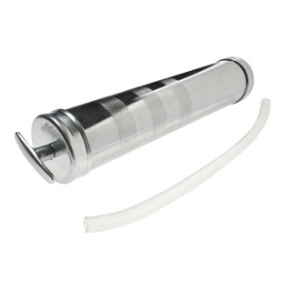 Шприц плунжерный маслозаливной 500мл. стальной со шлангом JTC фото 2