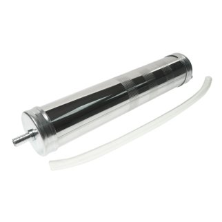 Шприц плунжерный маслозаливной 500мл. стальной со шлангом JTC фото