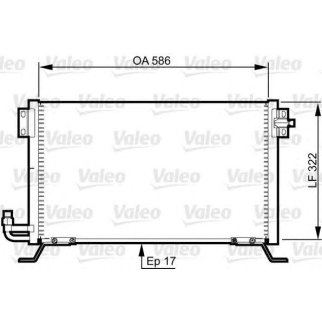 Радиатор кондиционера (конденсер) Valeo 818989 фото