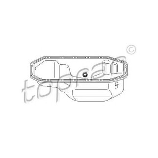 Поддон масляный двигателя topran 100547546 фото
