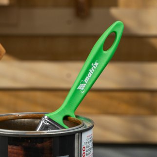 Кисть флейцевая "РАБОТЫ ПО ДЕРЕВУ"  35*10мм Color Line MATRIX фото 1