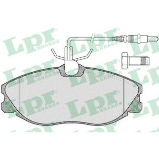 Колодки тормозные передние к-кт Lpr 05P620 фото