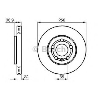 Диск тормозной BOSCH 0 986 478 853 фото