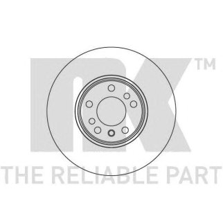 Диск тормозной передний вентилируемый NK 201547 фото