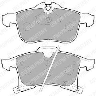 Колодки тормозные передние к-кт DELPHI LP1861 фото