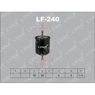 Фильтр топливный LYNXauto LF-240 фото