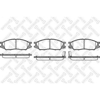 Колодки тормозные STELLOX _001080_SX фото