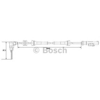 Датчик ABS BOSCH 0 265 007 610 фото