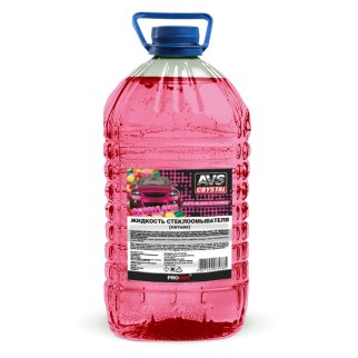 Жидкость стеклоомывателя (лето) &quot;BubbleGum/Бабл гам&quot; (ПЭТ) 5 л AVS AVK-662, шт фото