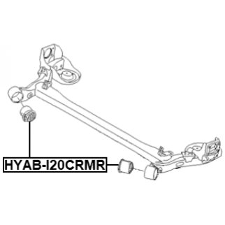 Сайлентблок FEBEST HYAB-I20CRMR фото 2