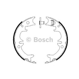 Колодки ручного тормоза к-кт BOSCH 0 986 487 680 фото