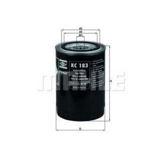 Фильтр топливный RENAULT Midliner дв.D0824 MAHLE фото