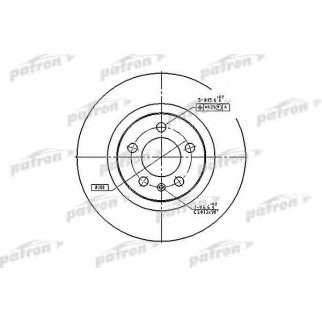 Диск тормозной PATRON PBD4027 фото