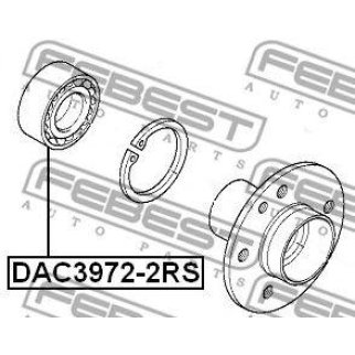 Подшипник ступицы FEBEST DAC3972-2RS фото