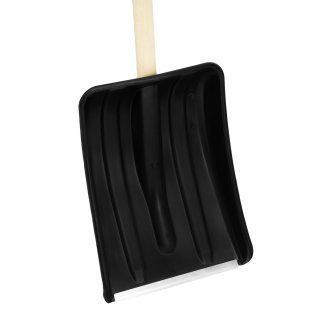 Лопата снеговая пластиковая 275х365х870мм деревянный черенок SPARTA фото 4