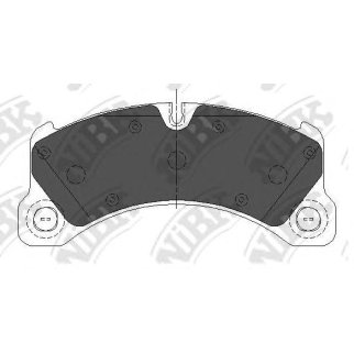 PN35001-NIBK_колодки дисковыепередние с антискри! передние пластинамиPorsche Cayenne 3.0D 10> фото